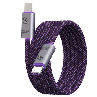 PD240W Type-C to Type-C Cable PD Fast Charging Data Transmission Copper Core Line 1.2M/1.8M Long for iPhone 17 17Pro 16