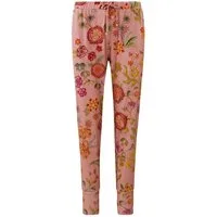 PiP Studio Relaxhose Bobien Long Trousers Flower mit seitlichen Einschubtaschen