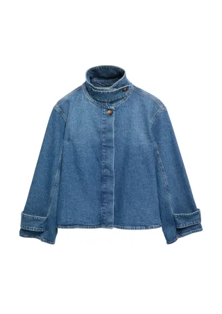 comma - Indoor-Jacke blau - Gr. - 40