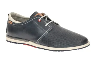 Pikolinos M8W-6429 blue Herren Halbschuhe Echtleder Schn?rschuhe