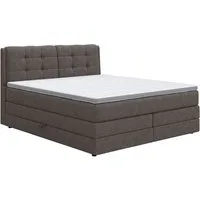 COTTA Boxspringbett Fort II, in verschiedenen Breiten erhältlich - auch als Familienbett!, inkl. Bettkasten und Topper