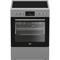 BEKO Elektro-Standherd FBM67320XS, mit Teleskopauszug nachrüstbar, SteamShine® – Die Dampfreinigung des Backofens