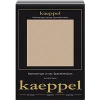 Kaeppel Spannbettlaken Single Jersey Mako Cotton, Jersey, Gummizug: rundum, (1 Stück), Bettlaken aus 100% Baumwolle