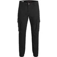 Jack & Jones Cargohose Cargo Pants PAUL FLAKE AKM 542 Twill für Bio-Baumwolle nachhaltig Slim fit unifarben wärmend