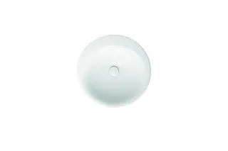 Bette Lux Oval Waschtisch 50x50x0,8 cm, mit Bohrung, weiß, A220-000HLW1 A220-000HLW1
