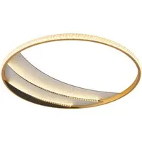 GLOBO LIGHTING Deckenleuchte CONSTANCE, LED fest integriert, LED Deckenleuchte für Wohn- & Schlafzimmer gold