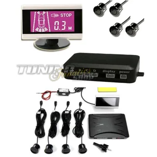 Einparkhilfe 4x SENSOR Rückfahrwarner PDC WIRELESS MONITOR für viele Fahrzeuge