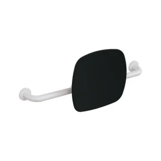 Hewi 801 Rückenstütze 801.51.916398 Wandabstand 150mm, Lehne tiefschwarz, signalweiß