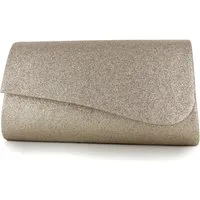 White Lady Clutch Juliane Glitter Handtasche