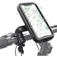 Keyura Handy-Halterung wasserdichte Motorrad Telefon Halterung Fahrrad Telefonhalterung, (bis 6.8 Zoll, 360° Drehbarer Handyhalter Universal-Lenkerinstallation, empfindlicher Touchscreen, Universal Fahrrad Handyhalterung, Für 4.7-6.8 Zoll, Smartphone