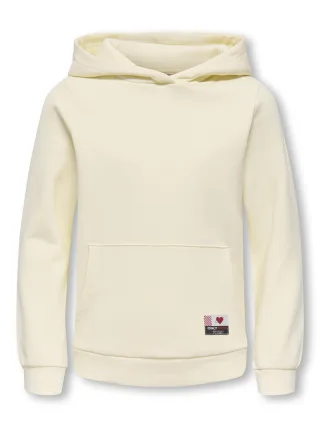 KIDS ONLY - KOGNOOMI-VINTA LABEL LS HOOD CS SWT NOOS Antique White - Gr. - 128