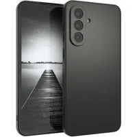 EAZY CASE Handyhülle Samsung Galaxy A36 5G Slimcover Clear & Solid 6,7 Zoll, schwarze Hülle Ultra Dünn Silikon Backcover TPU Telefonhülle Solid