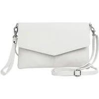 Caspar Clutch Abendtasche Leder Damen Umhängetasche - PREMIUM LINE - Modell No.322, aus 100% gewaschenem Echtleder aus Italien - samtig weich & nachhaltig