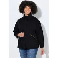 Angel of Style Sommerjacke Jacke Boxy Fit Baumwolltwill Ziernieten