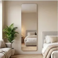 OTTO home Spiegel Standspiegel Addrik, wahlweise in 2 Größen 150x40cm oder 160x50cm (als Wandspiegel und Standspiegel einsetzbar, Rahmen aus Metall), Ganzkörperspiegel mit Sicherheitsglas, in verschiedenen Farben