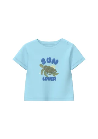 s.Oliver - T-Shirt türkis - Gr. - 86