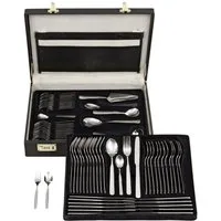 GRÄWE Besteck-Set GRÄWE Besteckkoffer 68-teilig für 12 Personen, Serie Leipzig, Edelstahl 18/0