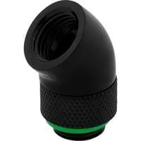 XF 45° Rotary Adapter Twin Pack, Verbindung schwarz, kompatibel mit CORSAIR XF Fittings