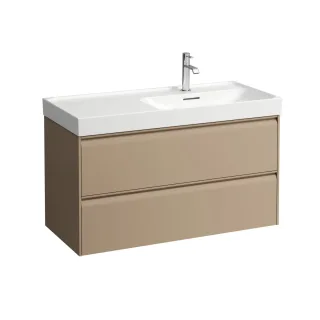 LAUFEN Waschtischunterschrank MEDA 448x984x515 2 Schubl integ. Griffl. f.WT H817117 cappuccino, H421 H4217420114651
