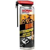 Sonax Fahrradöl Sonax BIKE KettenSpray mit EasySpray 300ml, 300 ml, Kettenspray - Metall-Aerosoldose für Kettenpflege