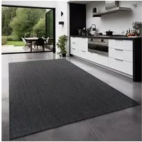 TT Home Teppich, Rechteckig, Höhe: 4 mm, Teppich Outdoor Wohnzimmer Esszimmer Balkon Wetterfest
