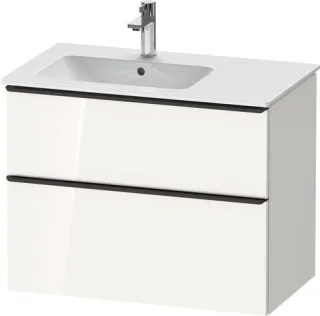 Duravit D-Neo Waschtischunterbau wandhängend Weiß Hochglanz 810x462x625 mm - DE43660BD220000 DE43660BD220000