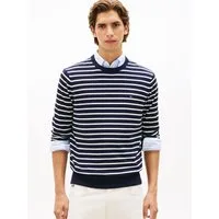 Tommy Hilfiger Rundhalspullover ESSENTIAL COTTON Crewneck Regular Fit Premium Mode