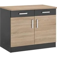 KOCHSTATION Unterschrank KS-Gera Breite 100 cm
