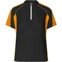 James & Nicholson Radtrikot Doppelpack Feminin tailliertes Damen Bikeshirt JN419 (Spar-Set, Doppelpack) Angenehm leichtes und atmungsaktives CoolDry®-Gewebe