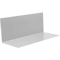 INEFA Dachrinne Winkelblech Dach ohne Wasserfalz aus Aluminium, 200cm. 1 Stück, Alublech für Dachentwässerung, hoher Kantenschutz, Made in Germany