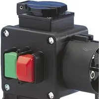 TRIPUS Schalter Sicherheitsschalter 230V - IP44 Maschinenschalter, Automatischer Schutz vor Wiederanlauf bei Stromunterbrechung
