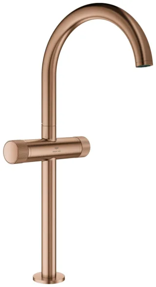 GROHE Waschtischarmatur Atrio Private C. 21142 XL-Size Knopfbet. warm sunset geb, 21142DL0 21142DL0