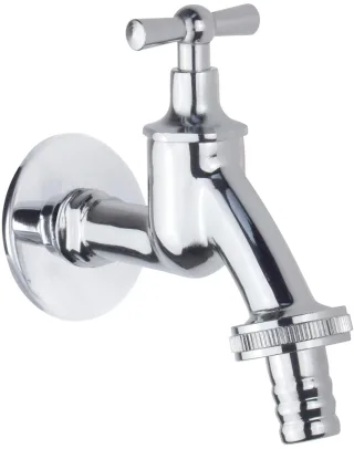 Neuesbad BUTTERFLY BIBCOCK 1/2" mit ADAPTER, Chrom NB1DEVFA152M1