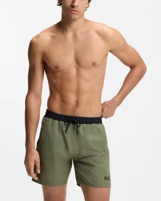 Sternenfisch Badeshorts in Khaki