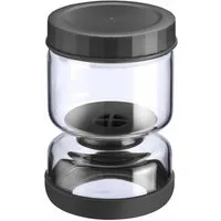 WESTMARK Küchensieb Abtropfglas 1 Stk – Einlegeglas, zum Abtropfen und Servieren, 750 ml, Borosilikat Glas, Silikon, PP