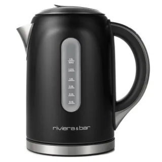 riviera&bar MILA Wasserkocher Stainless Steel 1,5L Black