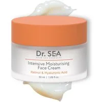 DR. SEA Feuchtigkeitscreme Intensive Feuchtigkeitscreme Hyaluronsäure Retinol, Mit Niacinamid und Traubenkernöl