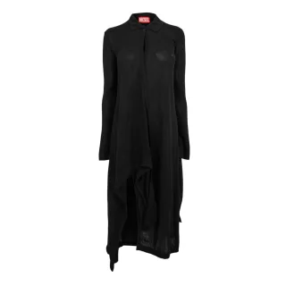 Diesel - Hemdblusenkleid für Damen, Regulär (Schwarz)