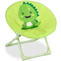 relaxdays Campingstuhl Faltbarer Moonchair für Kinder, Monster