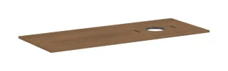 Hansgrohe Konsole Xilesa E 1375x550mm m.Ausschnitt re.Aufsatzwasch.o.Hl Eiche Kaschmir, 54279550 54279550