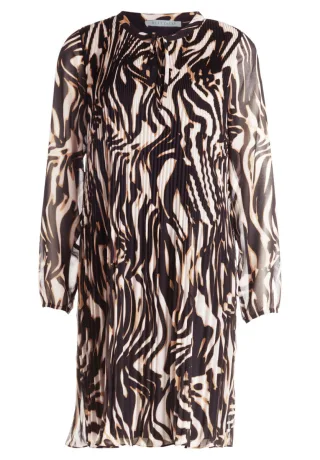 Betty & Co - Plisseekleid beige - Gr. - 38