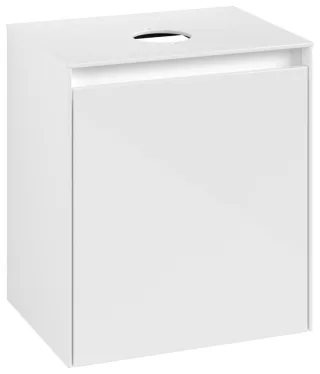 Villeroy & Boch Waschtischunterschrank Collaro 500x548x380mm 1trg. A:re WT mittig Glossy White C14900DH