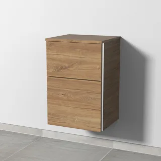 Sanipa 3way Unterschrank mit 2 Auszügen, Eiche-Kansas, BR14459 BR14459