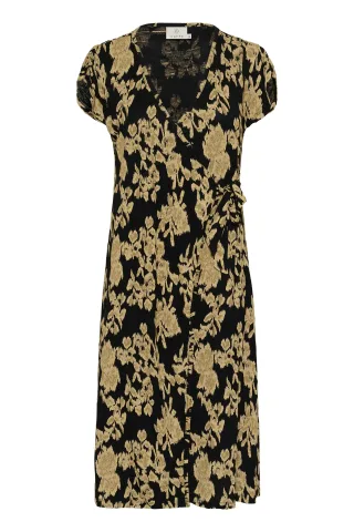 Jerseykleid Regular fit black multi
