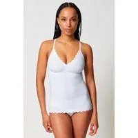 Skiny BH-Hemd Sensation tiefer V-Ausschnitt, schmale Träger, herausnehmbare Pads