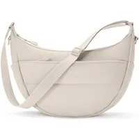 LARKSON Umhängetasche Emma Half Moon Bag, Puffer Halbmondtasche mit vielen Fächern