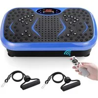 TLGREEN Vibrationsplatte 99 Stufen 5 Trainingsprogramme,Kompaktes Design, Leiser Motor, 99 Intensitätsstufen, Fitness Vibrationsboard für Zuhause, Fettverbrennung & Muskelaufbau
