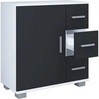 VCM Midischrank Holz Badmöbel Midischrank Bad Schublade Zalo (1-St)
