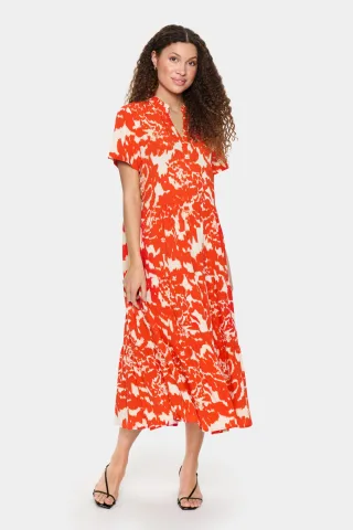 Kleid A-shape Poinciana Water Blooms multicolour