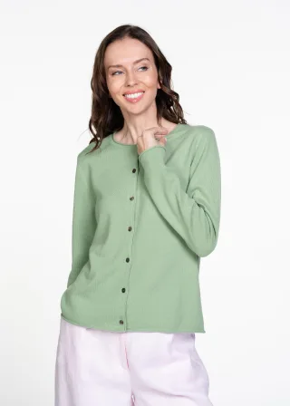 (THE MERCER) N.Y. - Cardigan kelly green - Gr. - 40